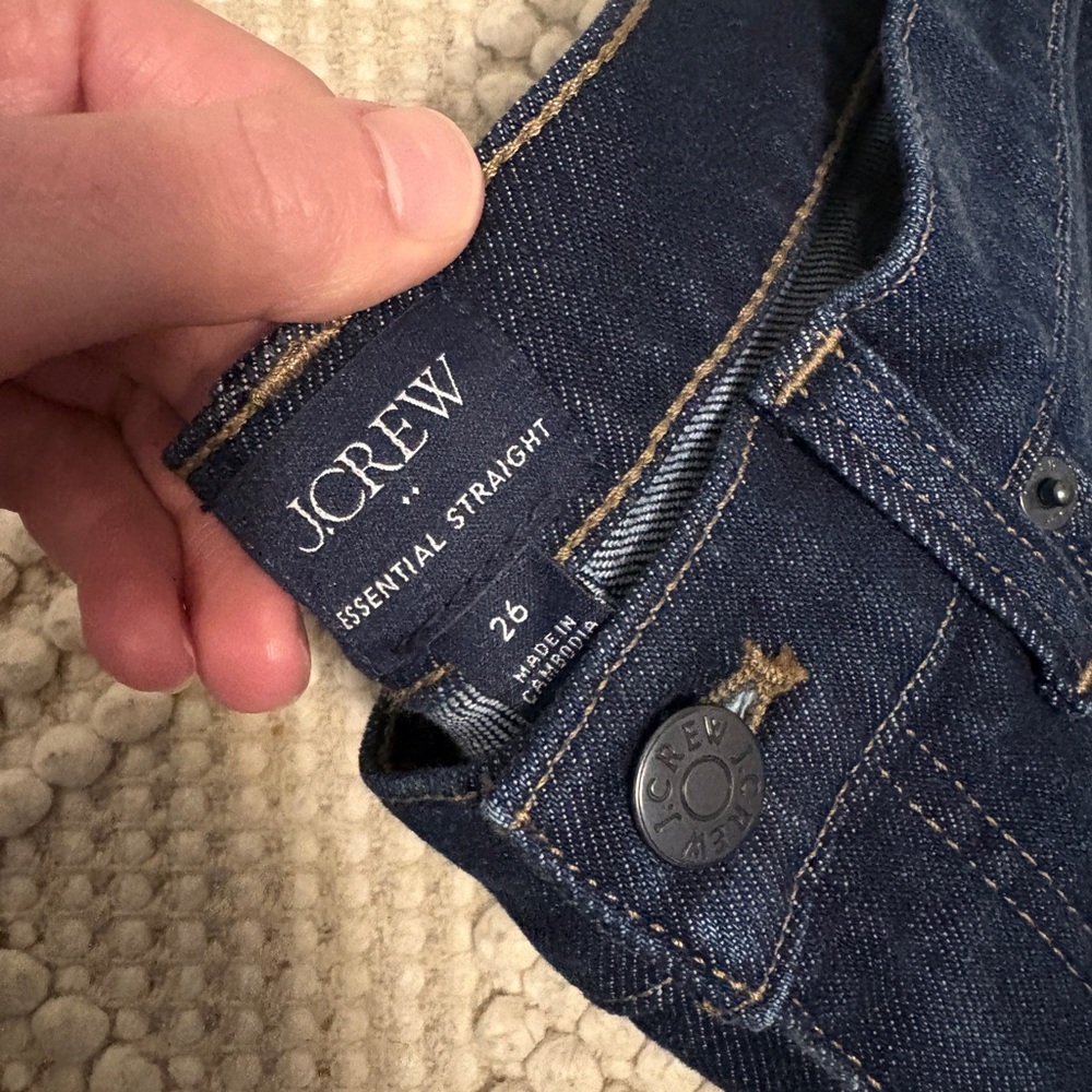 J.Crew Essential Straight Denim Jeans